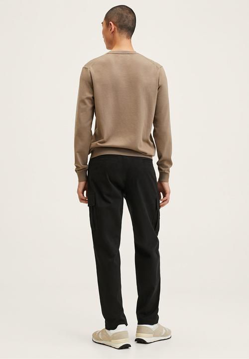 MANGO - Ten crew sweatshirt - sand