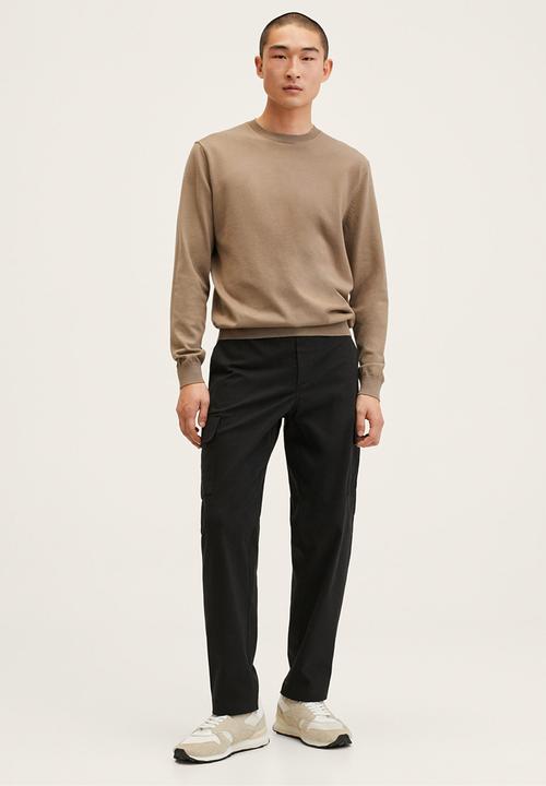 MANGO - Ten crew sweatshirt - sand