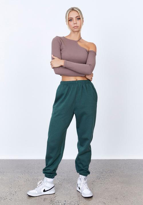 Factorie - Super slouchy trackpant - fern
