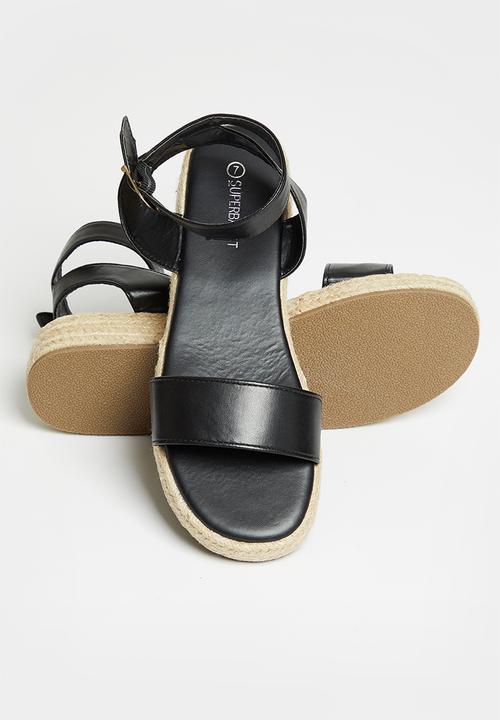 Superbalist - Sally espadrille - black