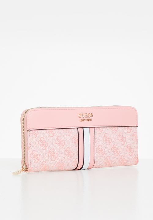GUESS - Kasinta slg large zip around - powder pink