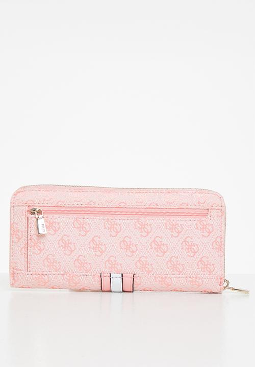 GUESS - Kasinta slg large zip around - powder pink