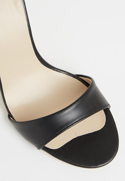 Trendyol - Ankle tie barely there heel - black