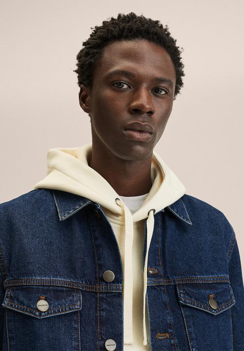 MANGO - Ryan Dark wash denim jacket - dark blue