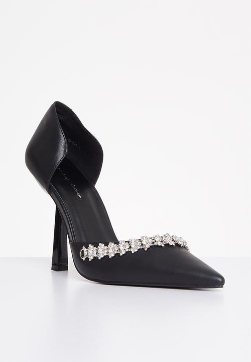 SISSY BOY - Rhinestone ready court - black
