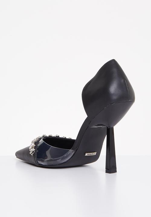 SISSY BOY - Rhinestone ready court - black