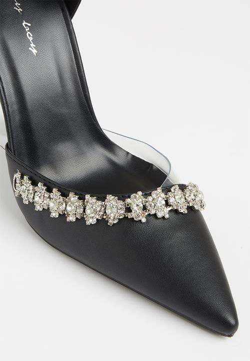 SISSY BOY - Rhinestone ready court - black