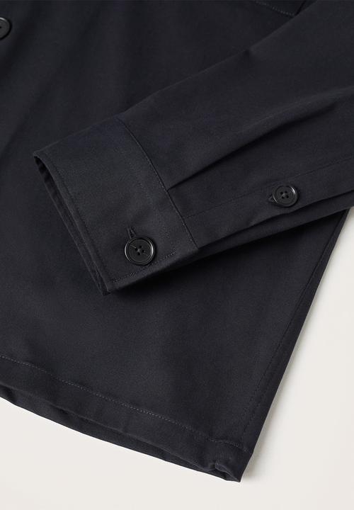 MANGO - Agios Lyocell cotton overshirt - dark navy
