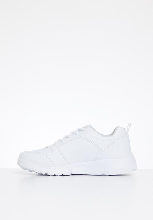 Rebel Republic - Velcro strap trainers - white1