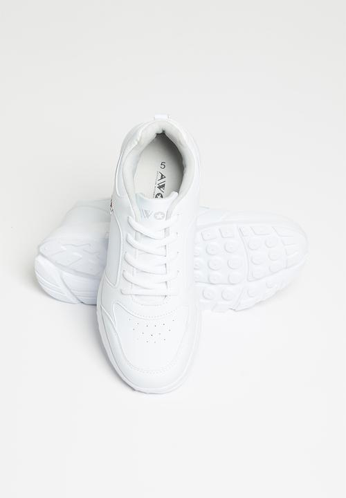 Rebel Republic - Velcro strap trainers - white1