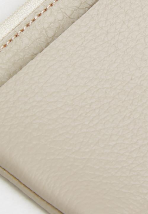 Superbalist - Sian leather cardholder - cream