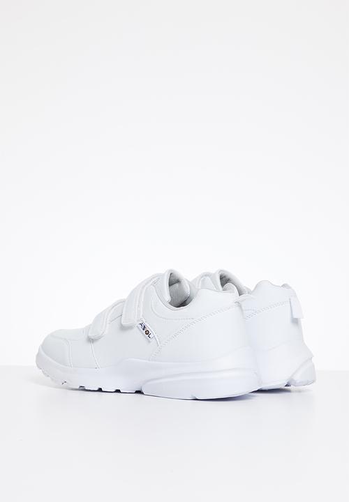 Rebel Republic - Velcro strap trainer- white