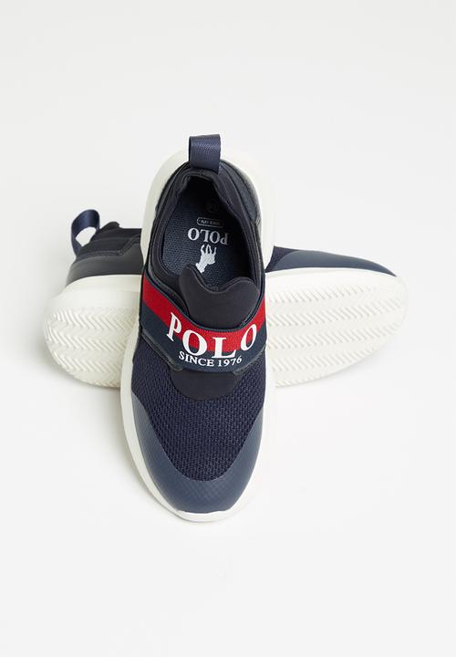 POLO - Kids elasticated knit slip on sneaker - nautical