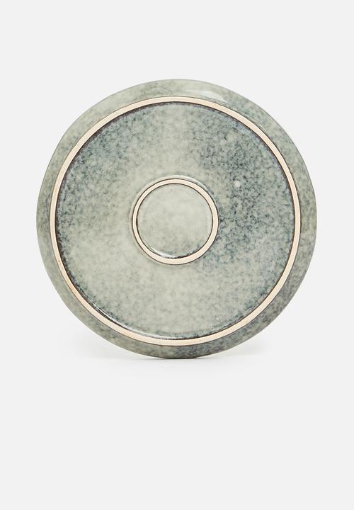 Sixth Floor - Romy side plate set of 4- slate