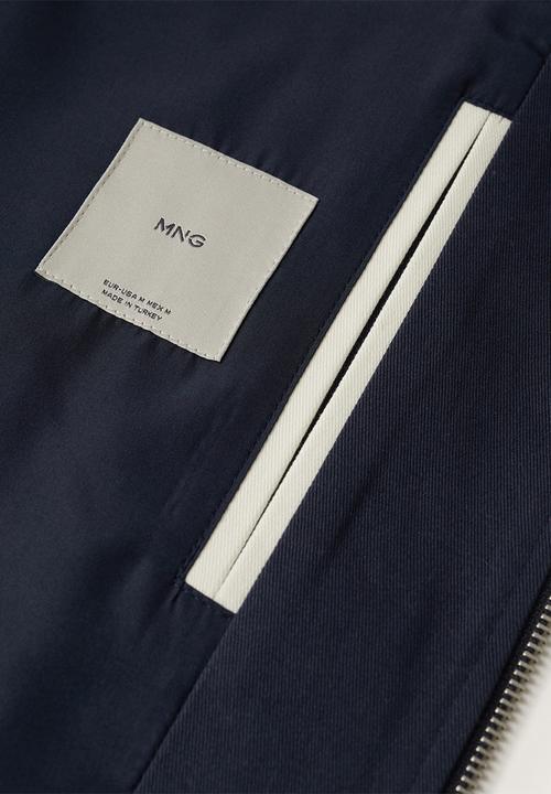MANGO - Valencia Varsity bomber jacket - dark navy