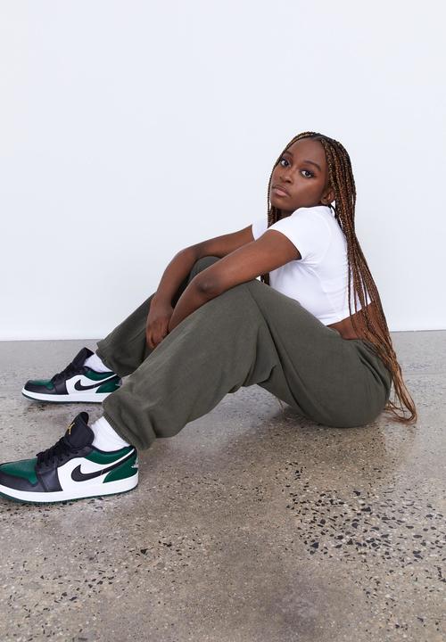Factorie - Washed oversized jogger - olive night