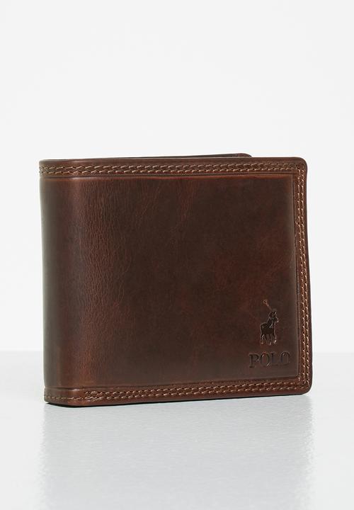 POLO - Billfold with drivers license - brown