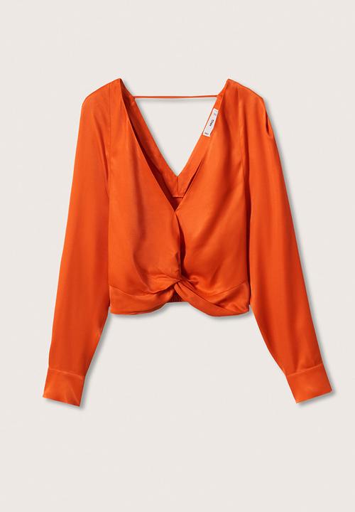 MANGO - Blouse tresor - orange