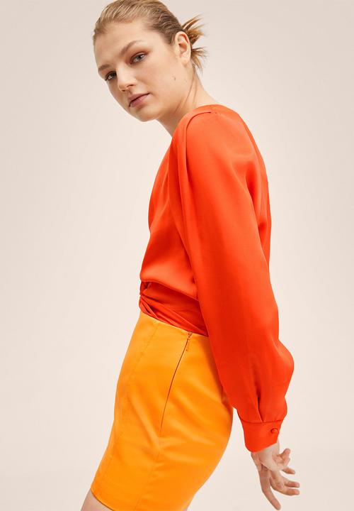 MANGO - Blouse tresor - orange