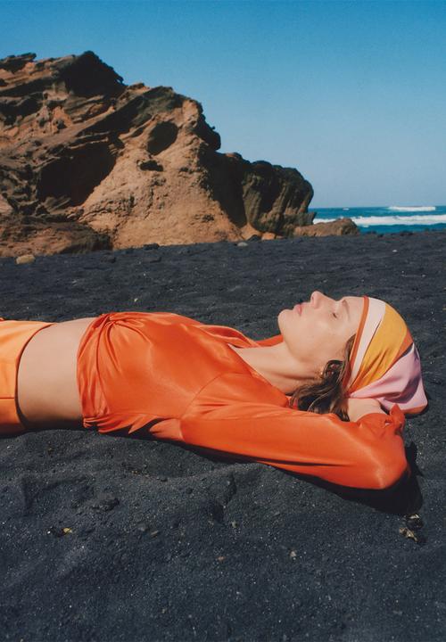 MANGO - Blouse tresor - orange