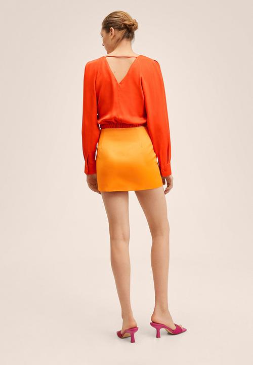 MANGO - Blouse tresor - orange