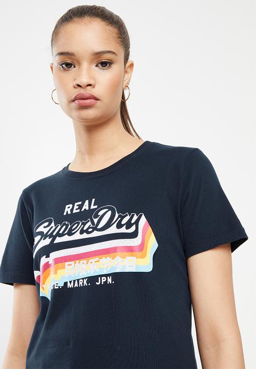 Superdry. - Vl tee - eclipse navy