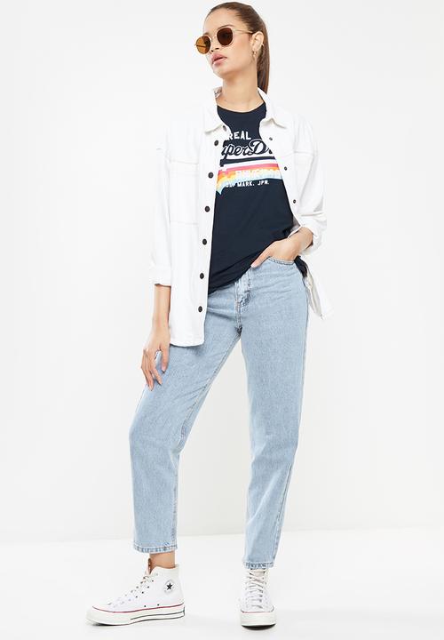 Superdry. - Vl tee - eclipse navy