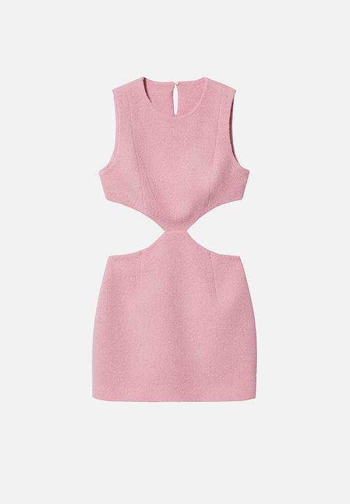 MANGO - Dress cut - pink