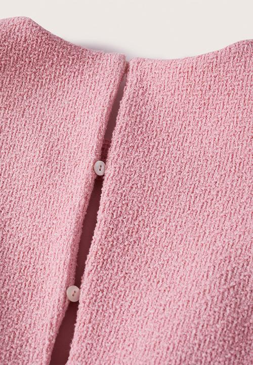 MANGO - Dress cut - pink