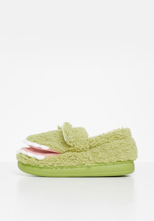 Pop Candy - Dino slipper - green