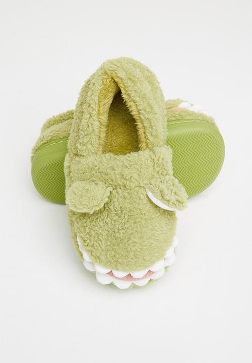Pop Candy - Dino slipper - green
