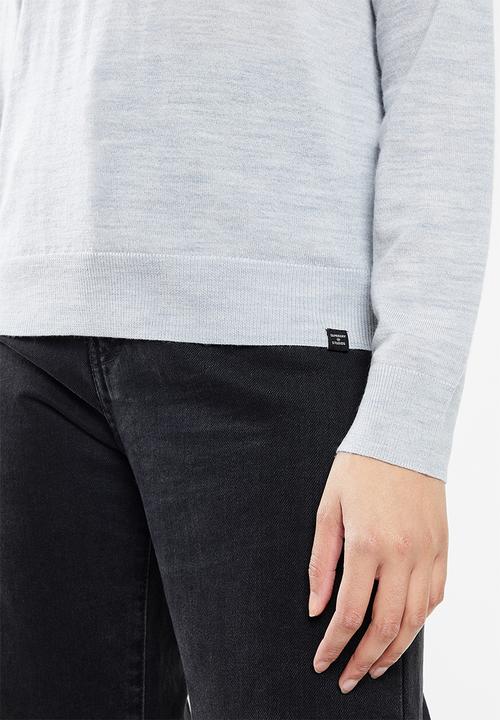 Superdry. - Studios merino roll neck - mid marl