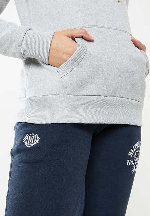 Superdry. - Vl boho sparkle hood bb - grey marl