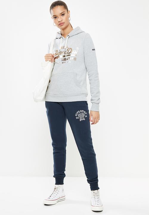 Superdry. - Vl boho sparkle hood bb - grey marl