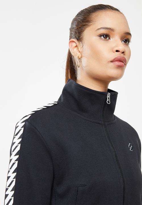 Superdry. - Sdry code tape track jacket - black