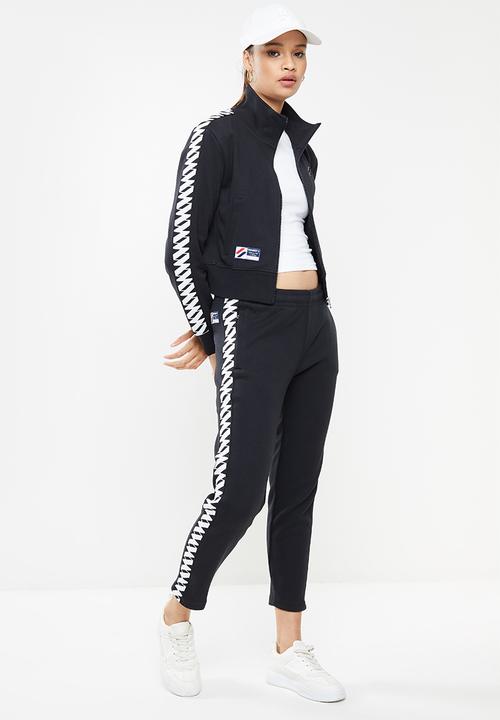 Superdry. - Sdry code tape track jacket - black