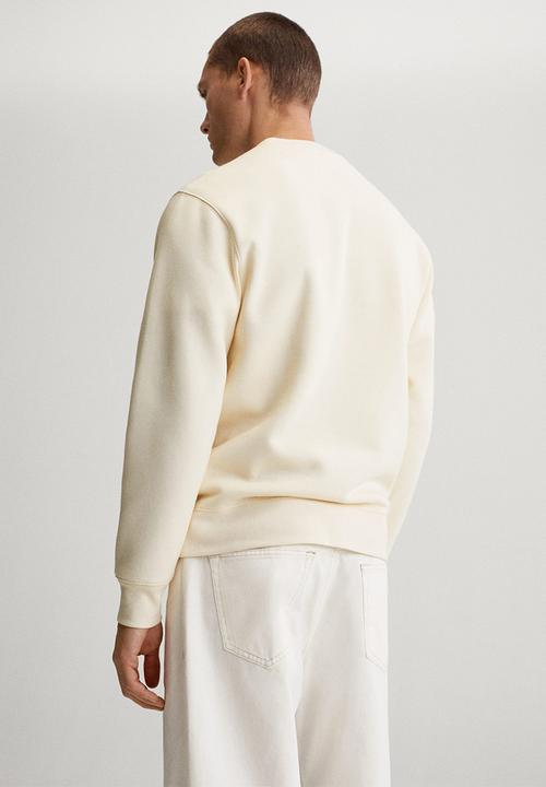 MANGO - Tiago printed  readers sweatshirt- off white