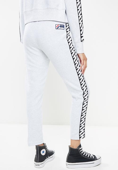 Superdry. - Superdry code tape trackpant - ice marl