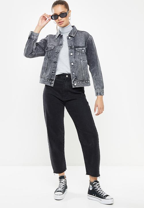 Superdry. - Boyfriend trucker jacket - joey black od