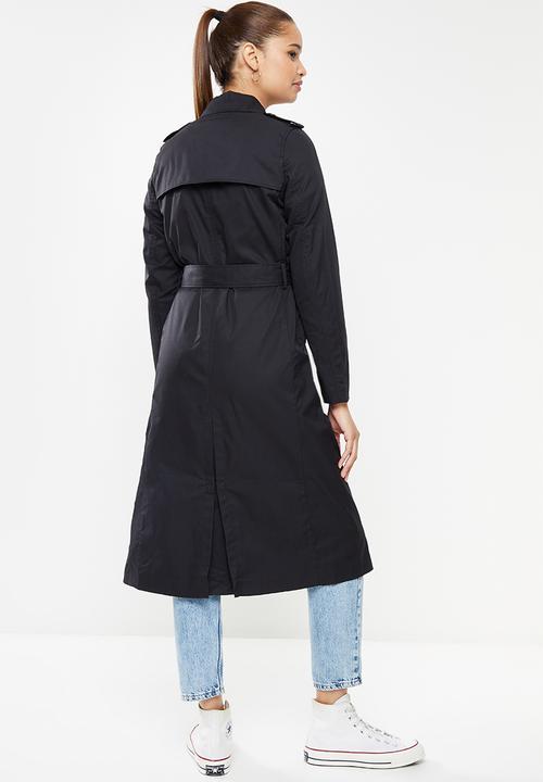 Superdry. - Studios trench coat - black