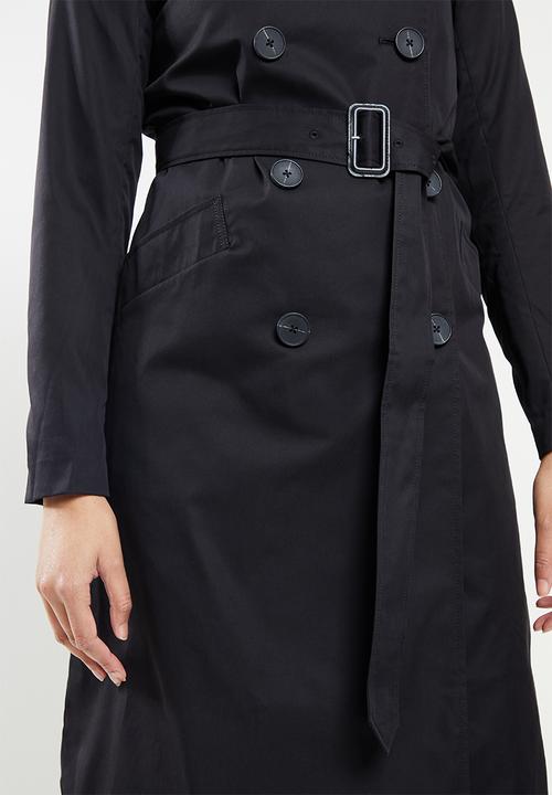 Superdry. - Studios trench coat - black