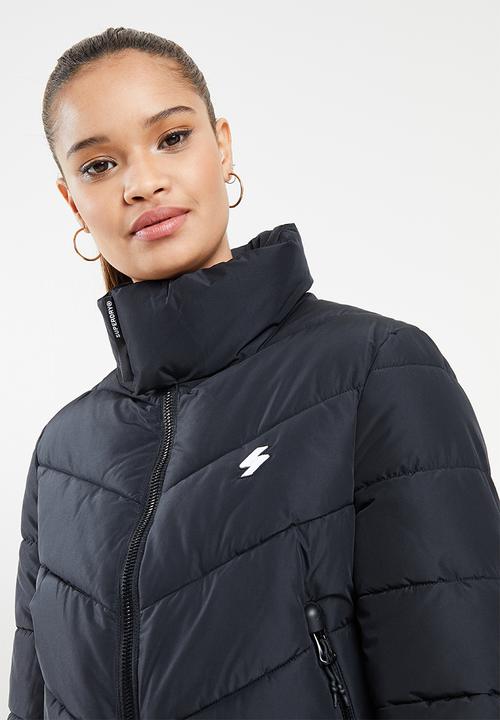 Superdry. - Non hooded sports puffer - black