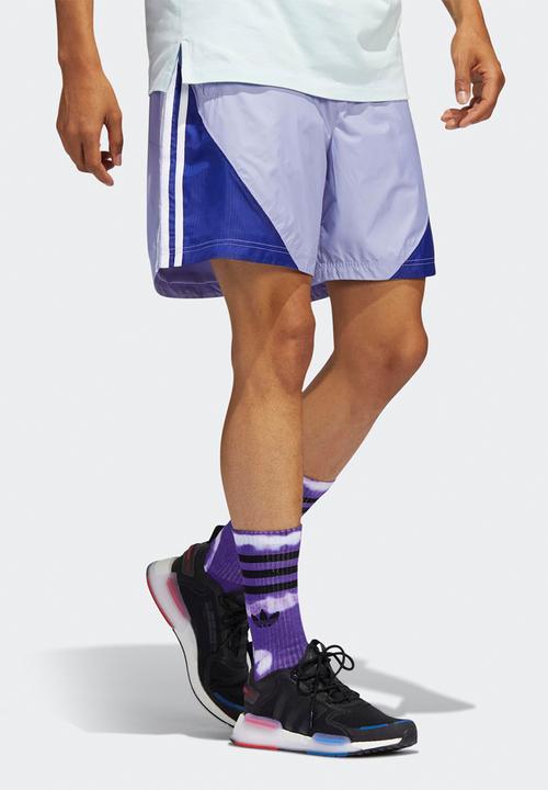 adidas Originals -  Summer SST Shorts - dust purple & white