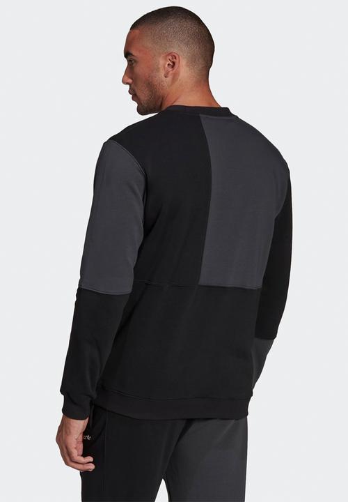 adidas Originals - SPRT Crewneck Sweatshirt- black & carbon