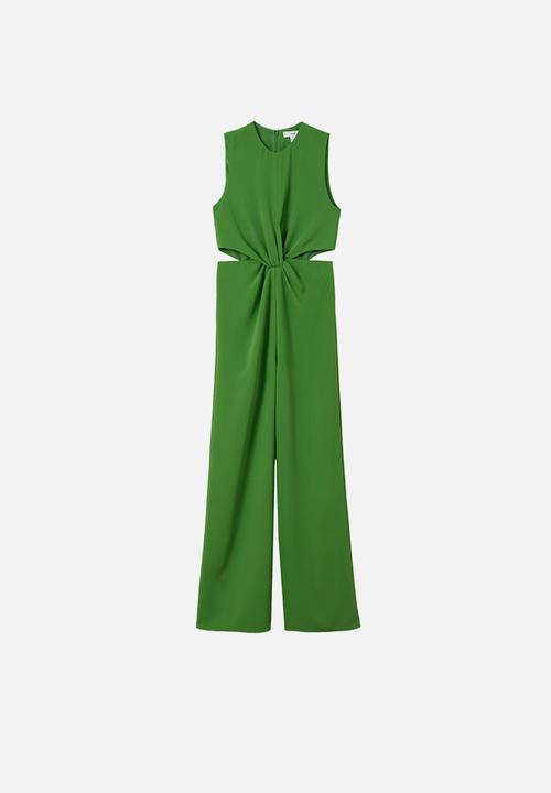 MANGO - One-piece suit almond - green