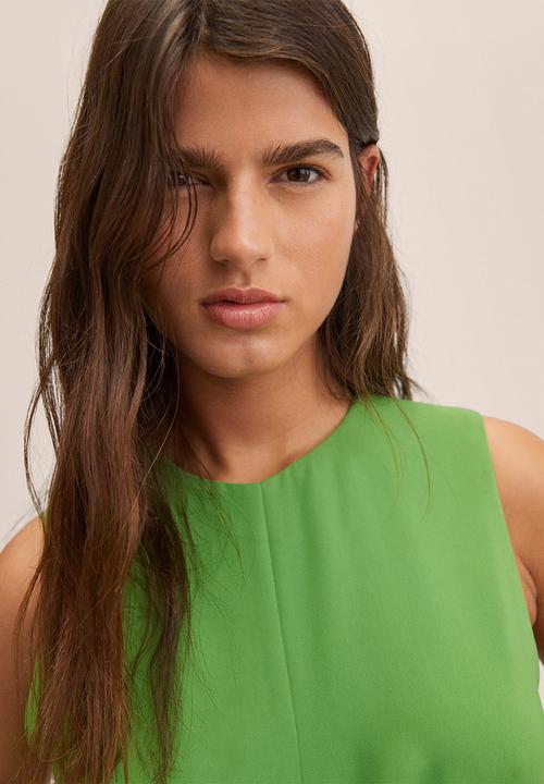 MANGO - One-piece suit almond - green