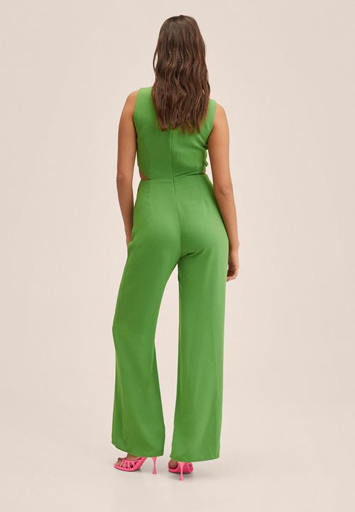MANGO - One-piece suit almond - green