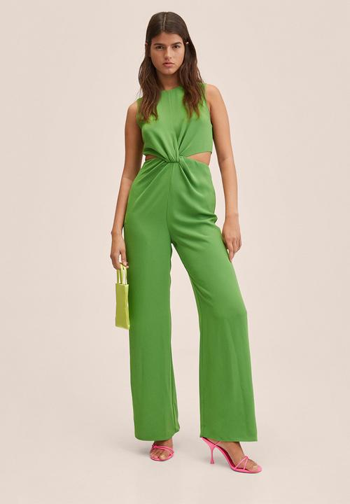 MANGO - One-piece suit almond - green
