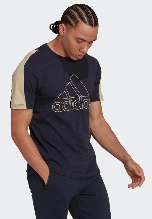 adidas Performance - Future Icons Embroidered Badge of Sport T-Shirt - legend ink