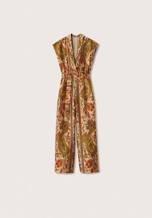 MANGO - One-piece suit greenny - light beige